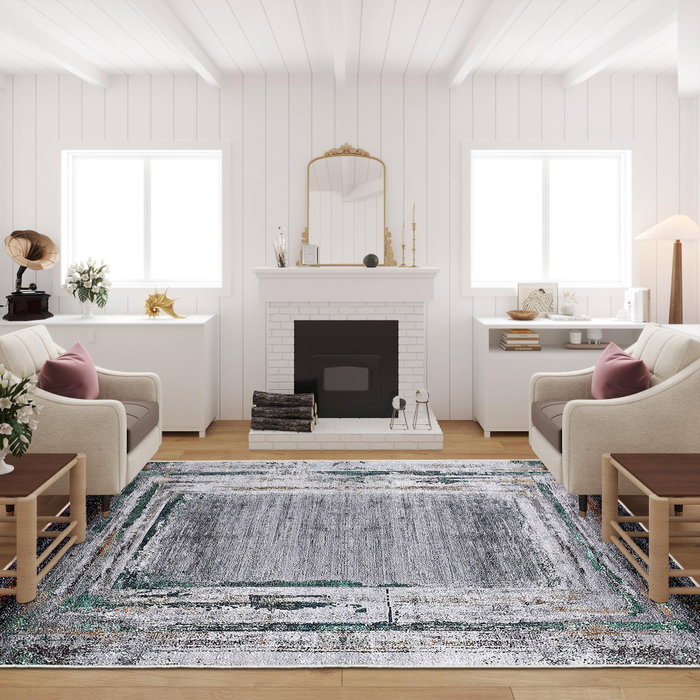 Conceptum Woopamuk020 Alfombra 120 x 180 cm Gris